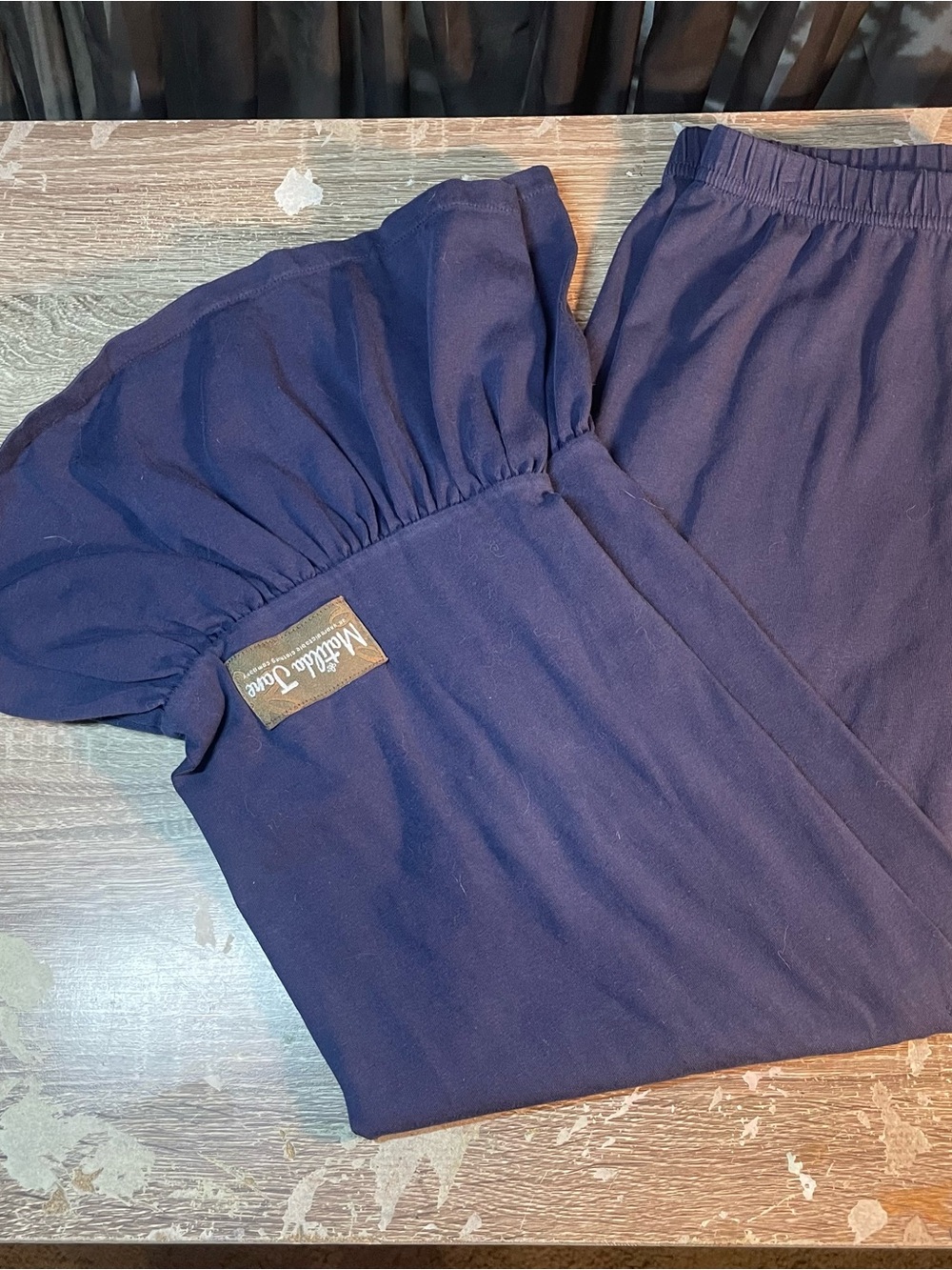 Matilda Jane Navy Elastic Waist Girls' Bell Bottoms